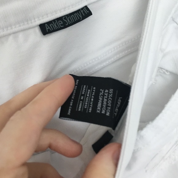 NWOT White Stretch Denim - Picture 5 of 7